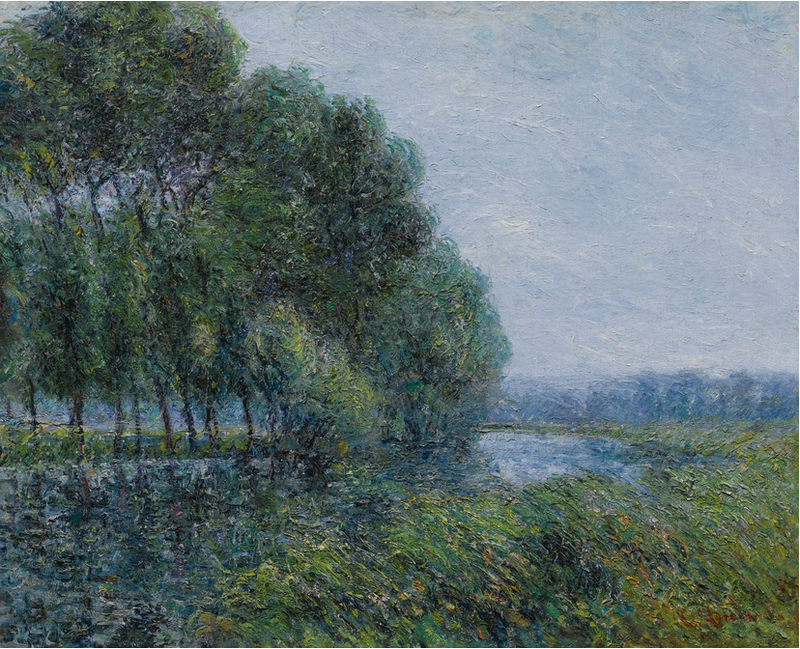 Ved bredden av Eure om våren - Gustave Loiseau