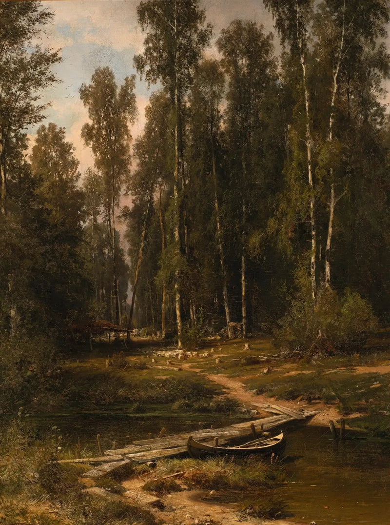 Ved bredden av en blomsterhage (Bro til et skogbruksområde) - Ivan Chichkine

Source:
Au bord d'une bouleauraie (Pont vers un site d'exploitation forestière) - Ivan Chichkine