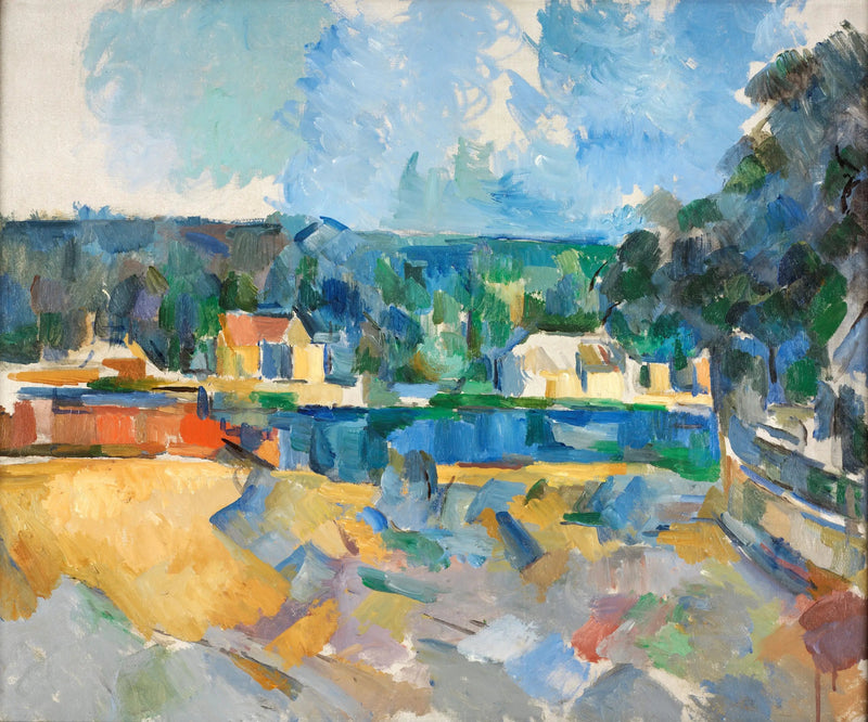 Ved bredden av en elv - Paul Cézanne