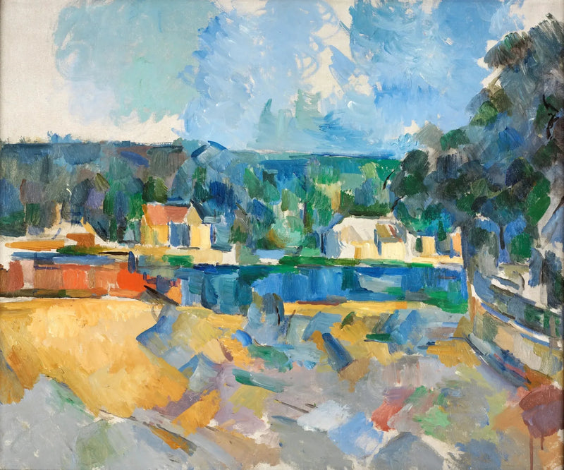 Ved bredden av en elv - Paul Cézanne