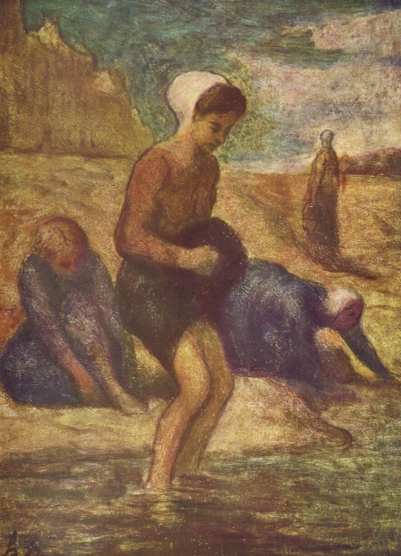 Ved vannkanten - Honoré Daumier