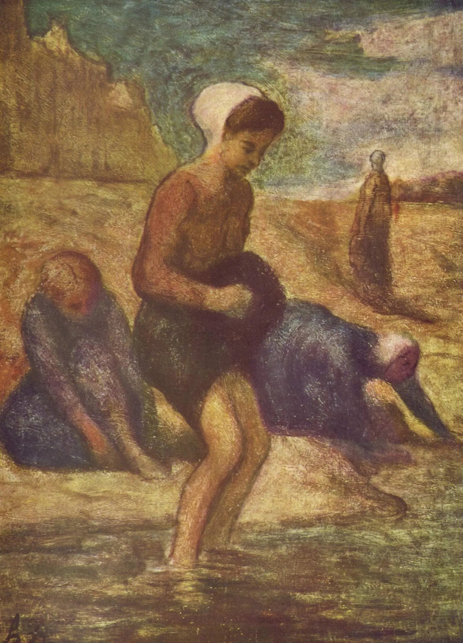 Ved vannkanten - Honoré Daumier