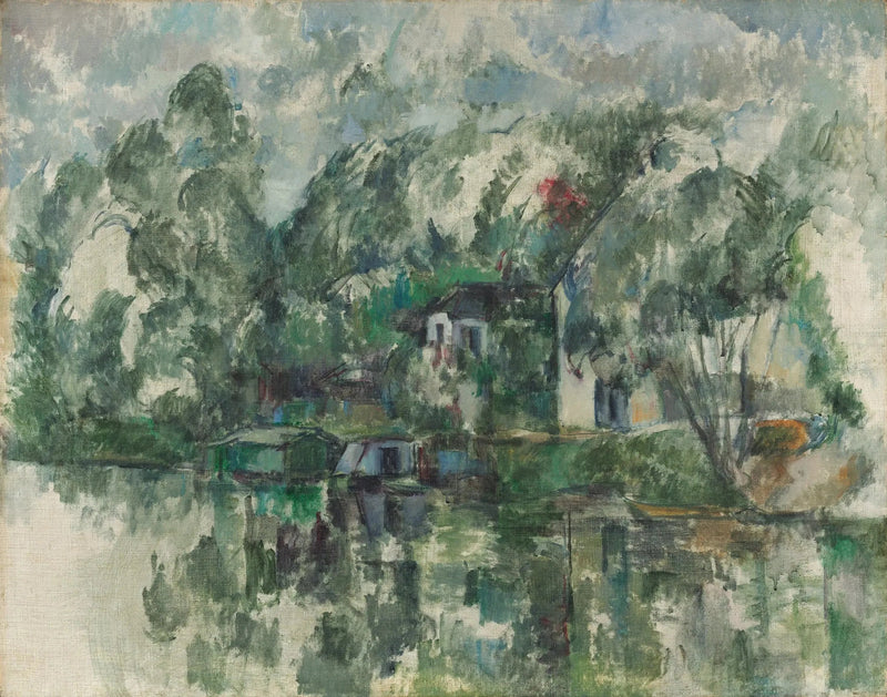 Ved vannkanten - Paul Cézanne