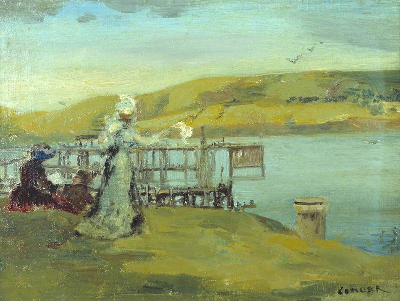 Ved sjøen: Swanage - Charles Conder