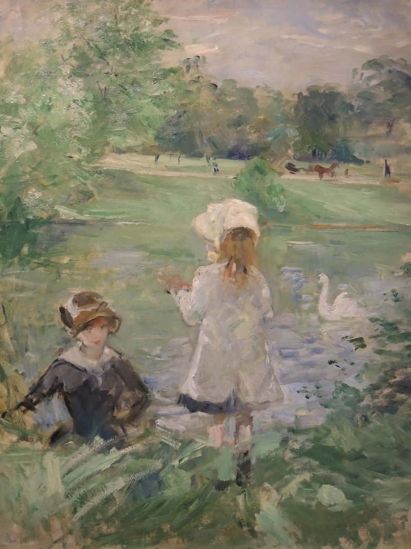 Ved innsjøen - Berthe Morisot