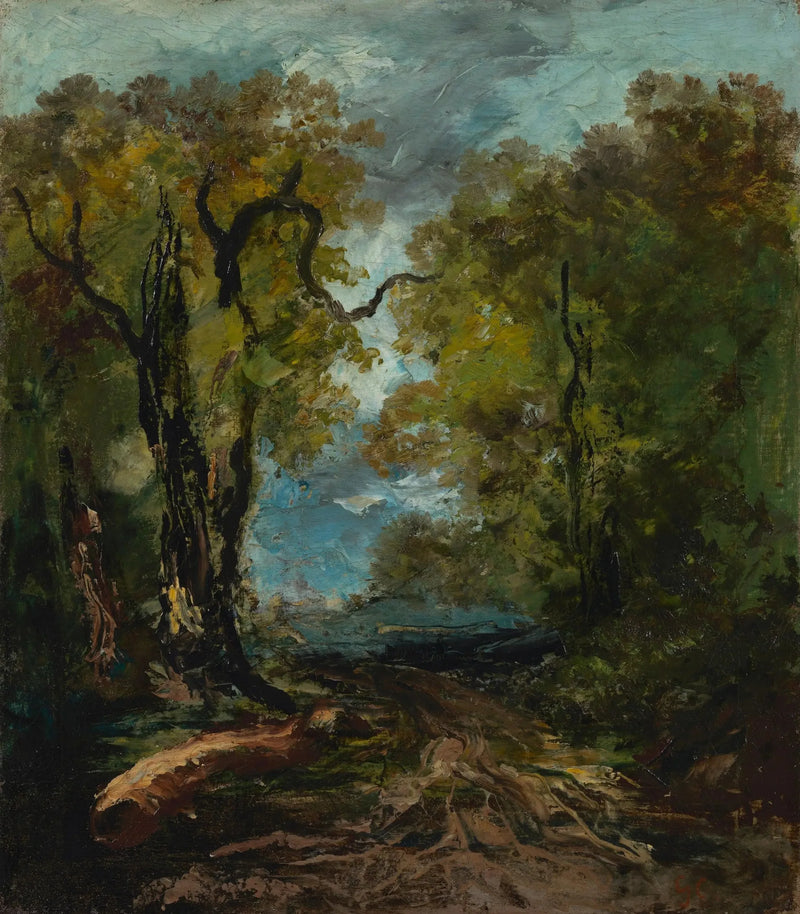 Ved innsjøen - Gustave Courbet