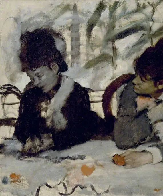På Kafeen - Edgar Degas