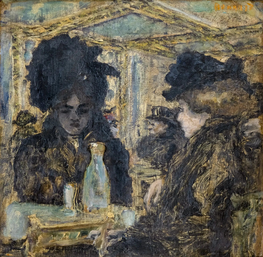 På kafeen - Pierre Bonnard