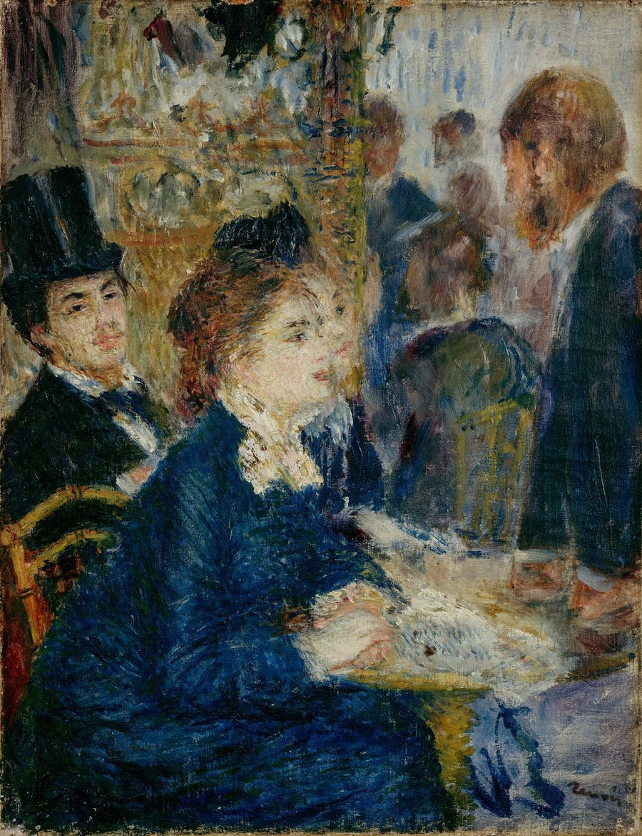 På kafeen - Pierre-Auguste Renoir