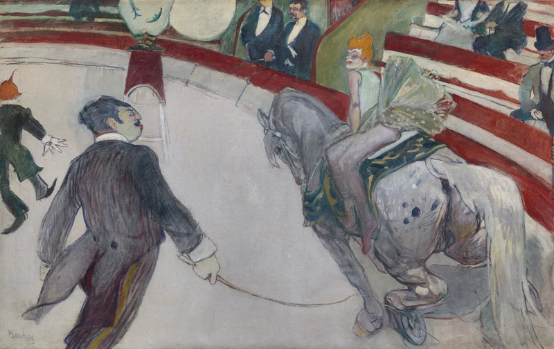 På sirkus Fernando, akrobaten - Henri de Toulouse-Lautrec