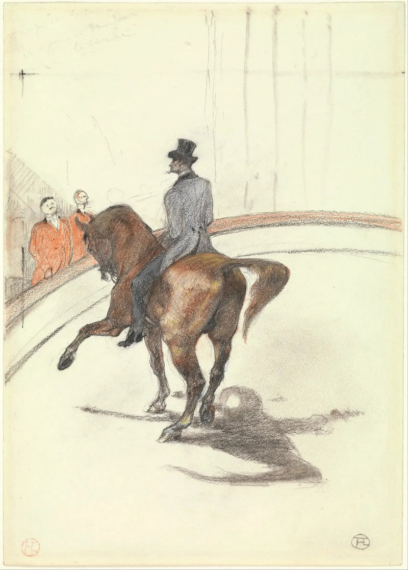 På sirkuset: Den spanske dansen - Henri de Toulouse-Lautrec