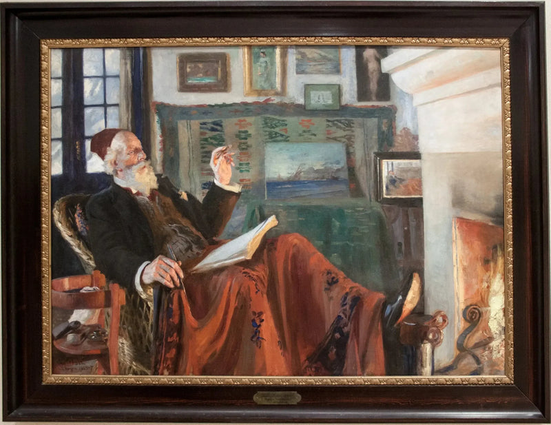 Ved peisen - Peder Severin Krøyer