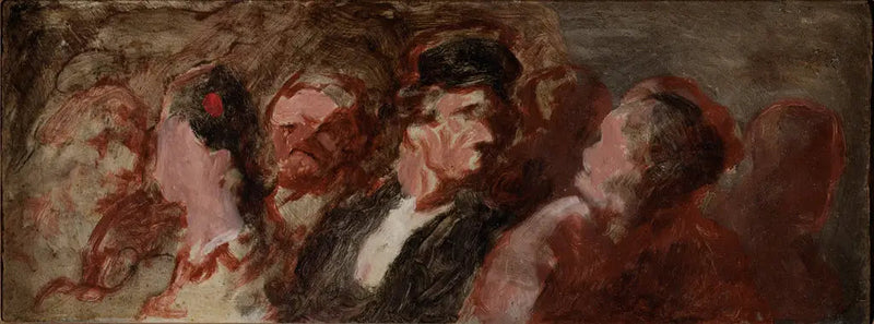 Ved rettsbygningen - Honoré Daumier