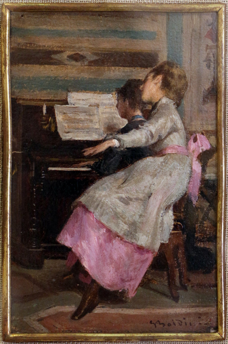 Ved pianoen - Giovanni Boldini