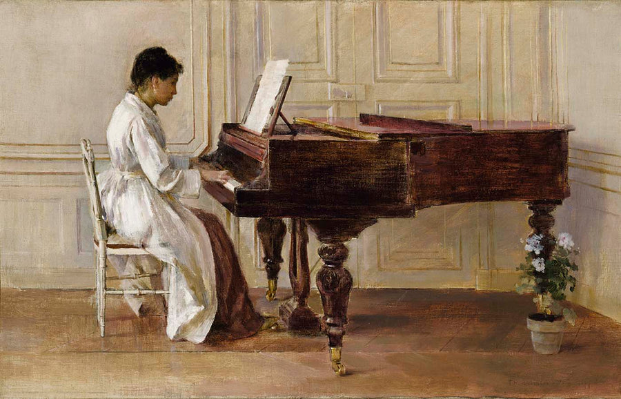 Ved pianoet - Theodore Robinson