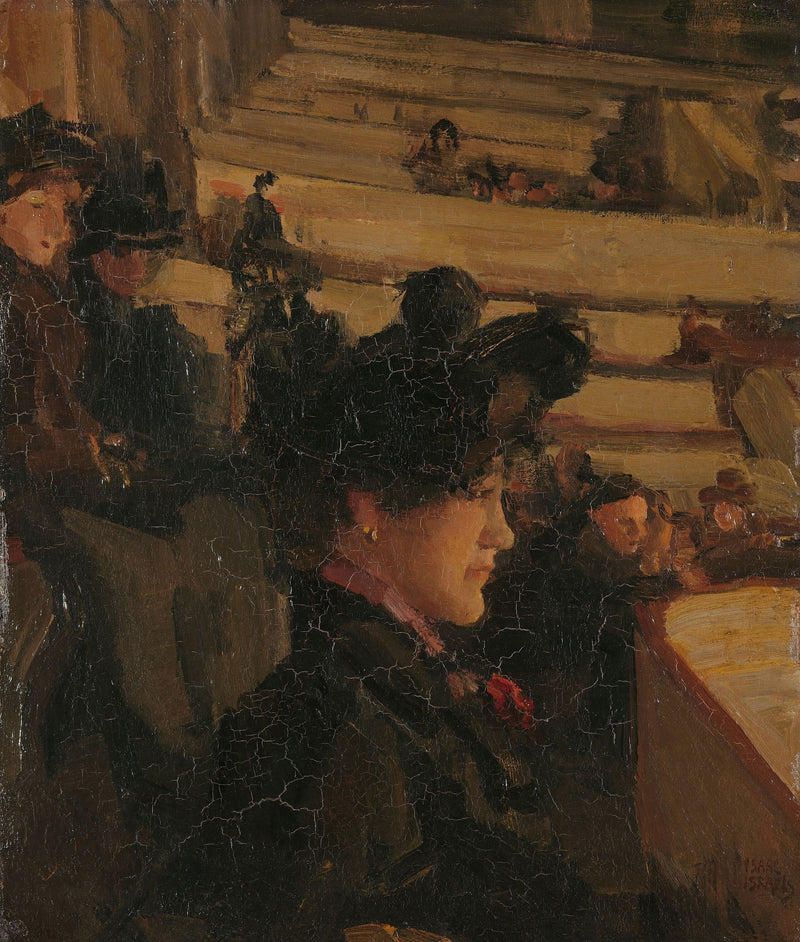 På teateret - Isaac Israëls