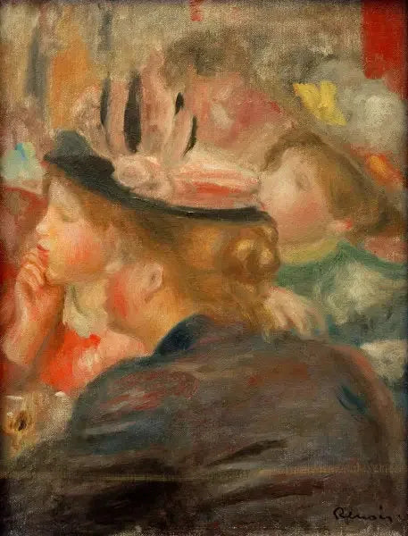 På teateret - Pierre-Auguste Renoir