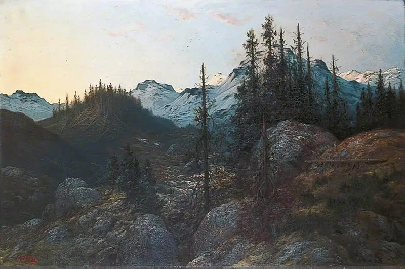 Aurore. Minne fra Alpene - Gustave Doré
