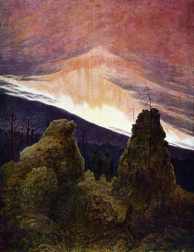 Nordlys - Caspar David Friedrich