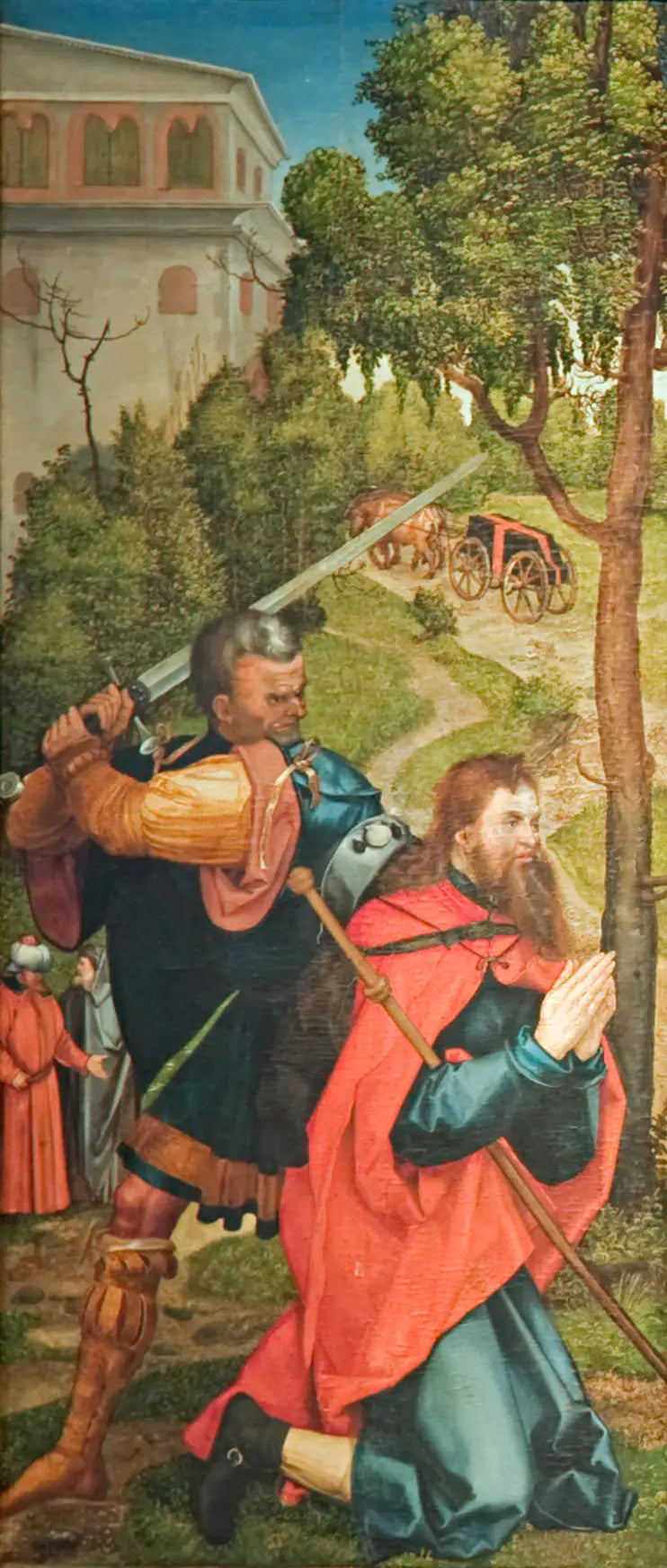 Heller-alteret, første indre vinge, Martyr av den store Jakob - Albrecht Dürer