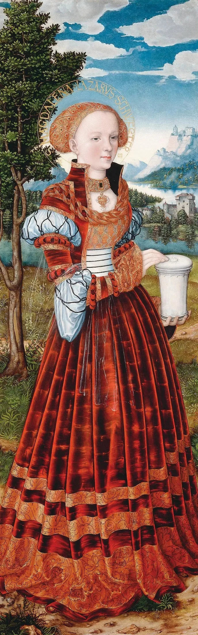 Autel de la Madeleine: Marie-Madeleine - Lucas Cranach den eldre