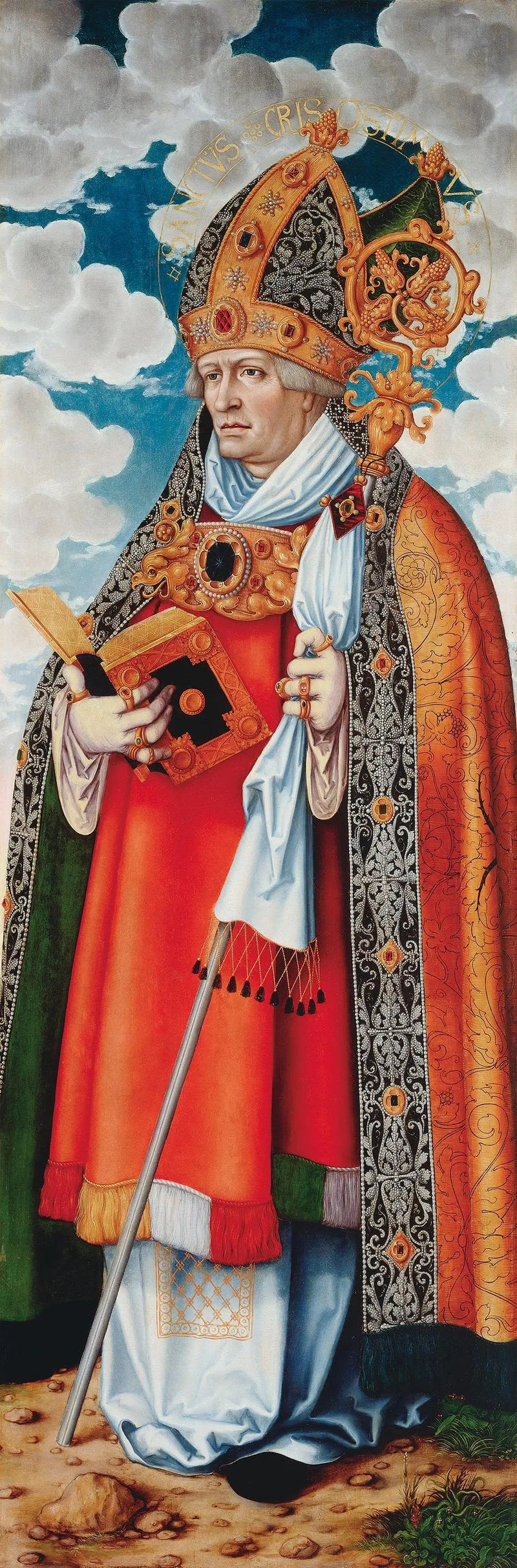 Autel de la Madeleine: Saint Chrysostome - Lucas Cranach den eldre