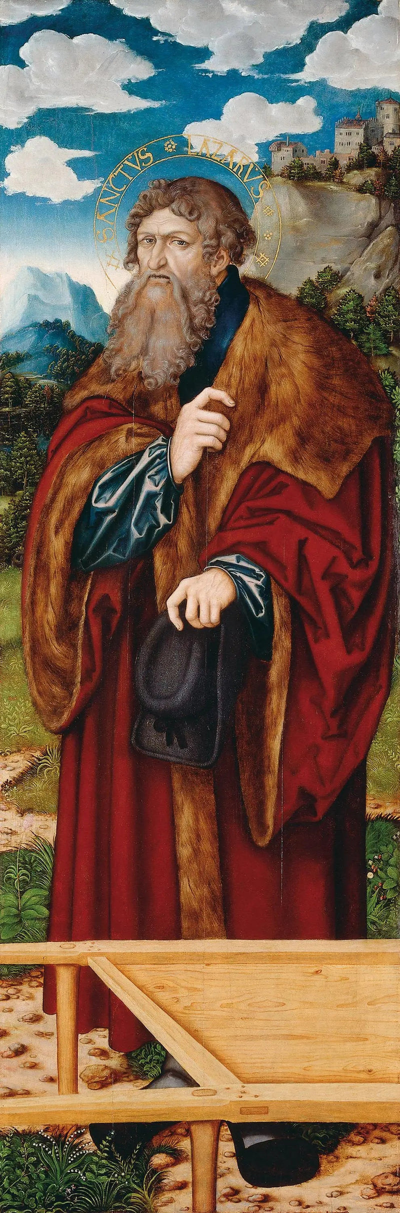 Alteret i Madeleine: Saint Lazare - Lucas Cranach den eldre