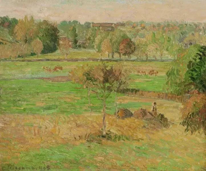Høst i Eragny - Camille Pissarro