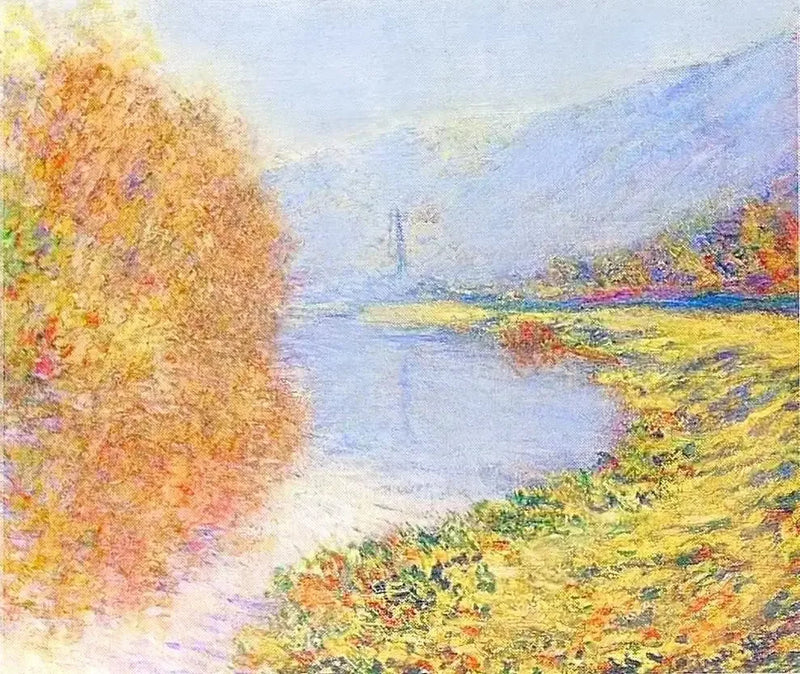 Høst i Jeufosse - Claude Monet