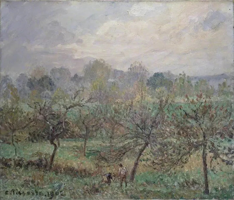 Høst, Morgentåke, Éragny-sur-Epte - Camille Pissarro