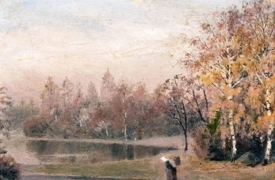 Høst i skogen - Edvard Munch