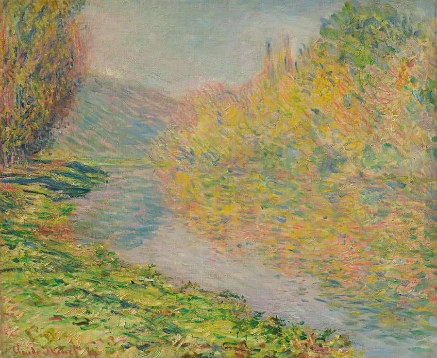 Høst i Jeufosse W916 - Claude Monet