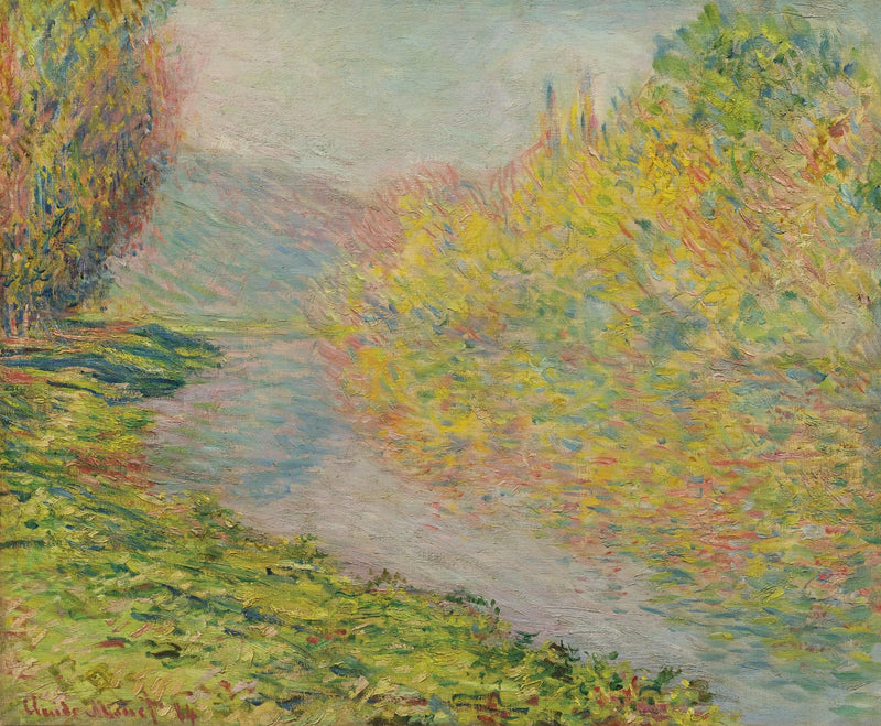Høst i Jeufosse W916 - Claude Monet