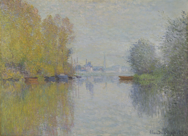 Høst på Seinen, Argenteuil W291 - Claude Monet