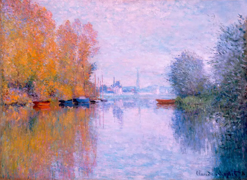 Høst ved Seinen, Argenteuil - Claude Monet