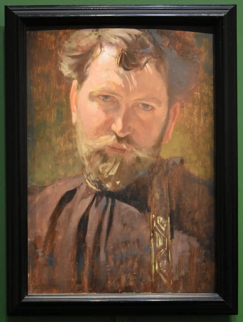 Selvportrett (1899) - Alphonse Mucha