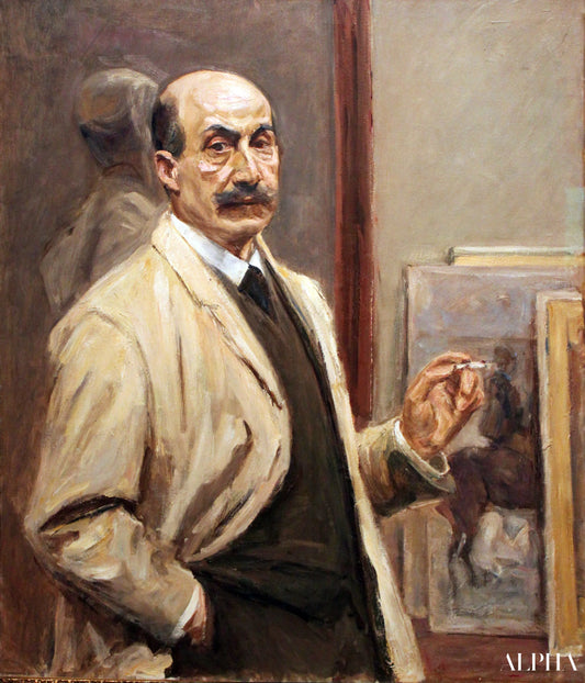 AutoPortrait, 1910 - Max Liebermann - Reproductions de tableaux et peintures haut de gamme