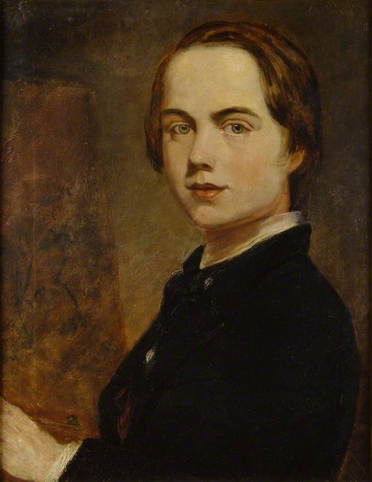 Selvportrett i alderen 14 år - William Holman Hunt