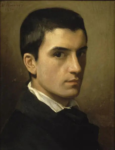 Selvportrett i alderen 17 år - Léon Bonnat