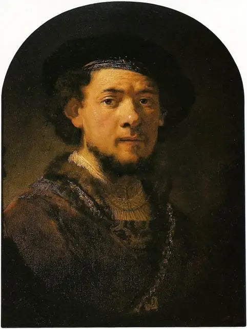 Selvbilde med gullkjede - Rembrandt