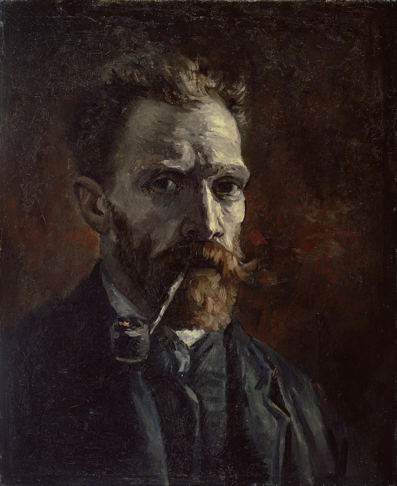 Selvportrett med pipe - Vincent van Gogh