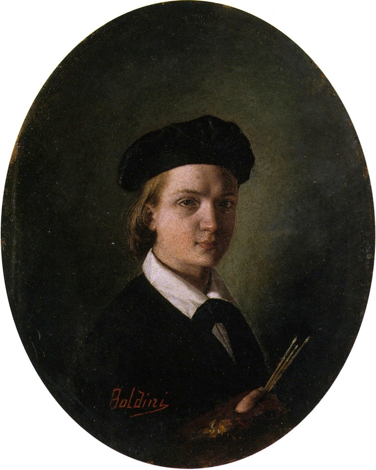Selvportrett i alderen fjorten år - Giovanni Boldini