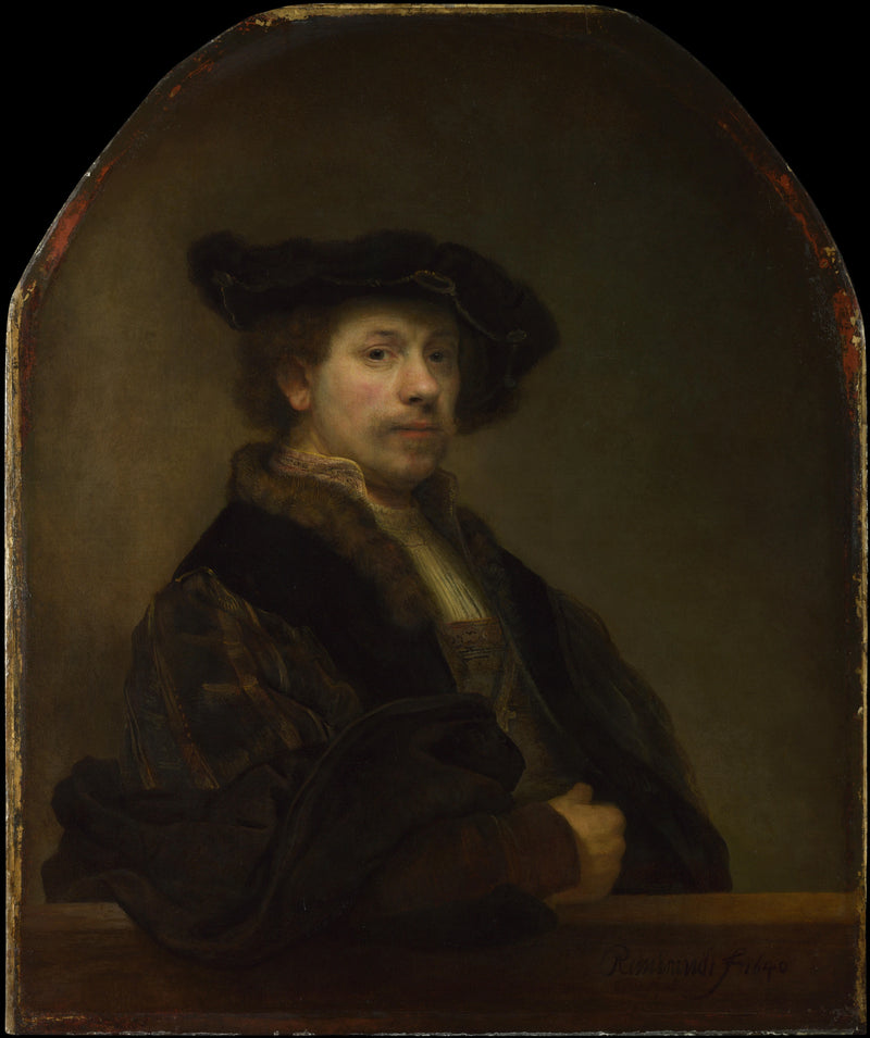 Selvportrett i en alder av 34 år - Rembrandt