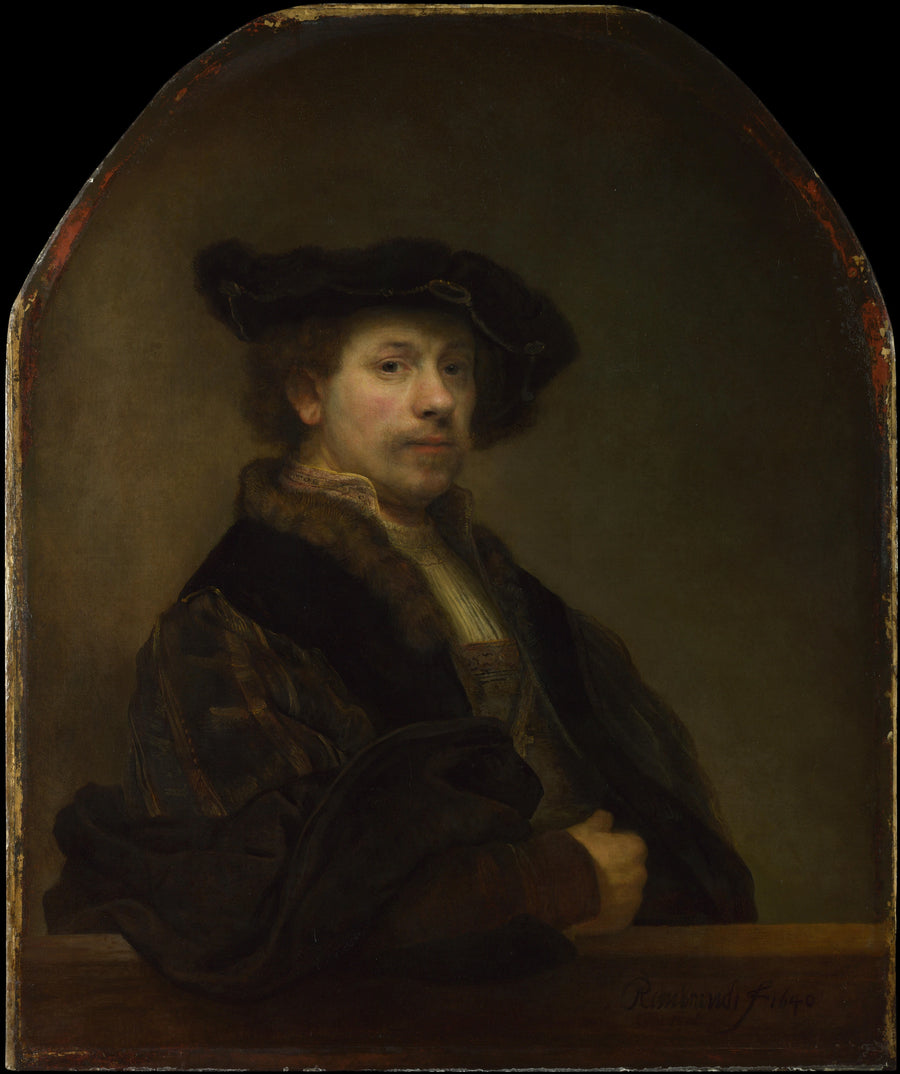 Selvportrett i en alder av 34 år - Rembrandt