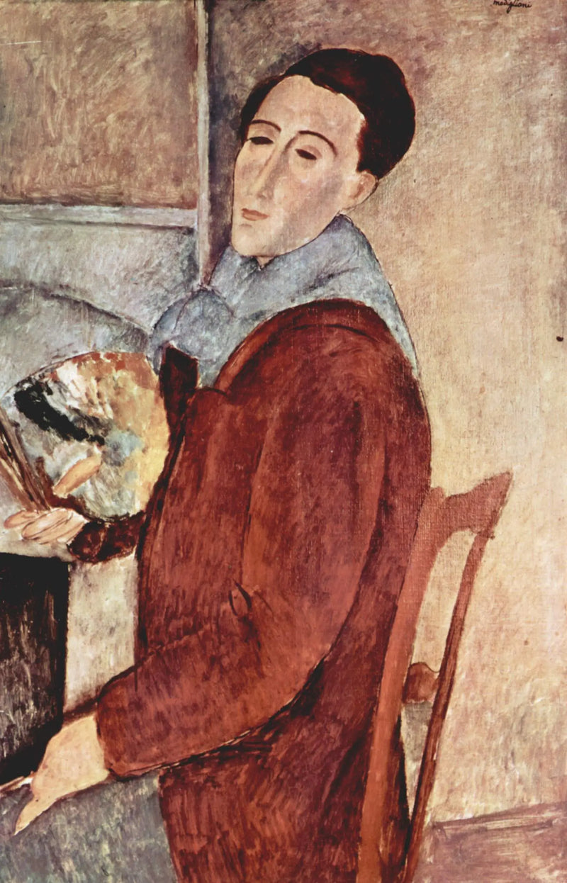 Selvportrett - Amedeo Modigliani
