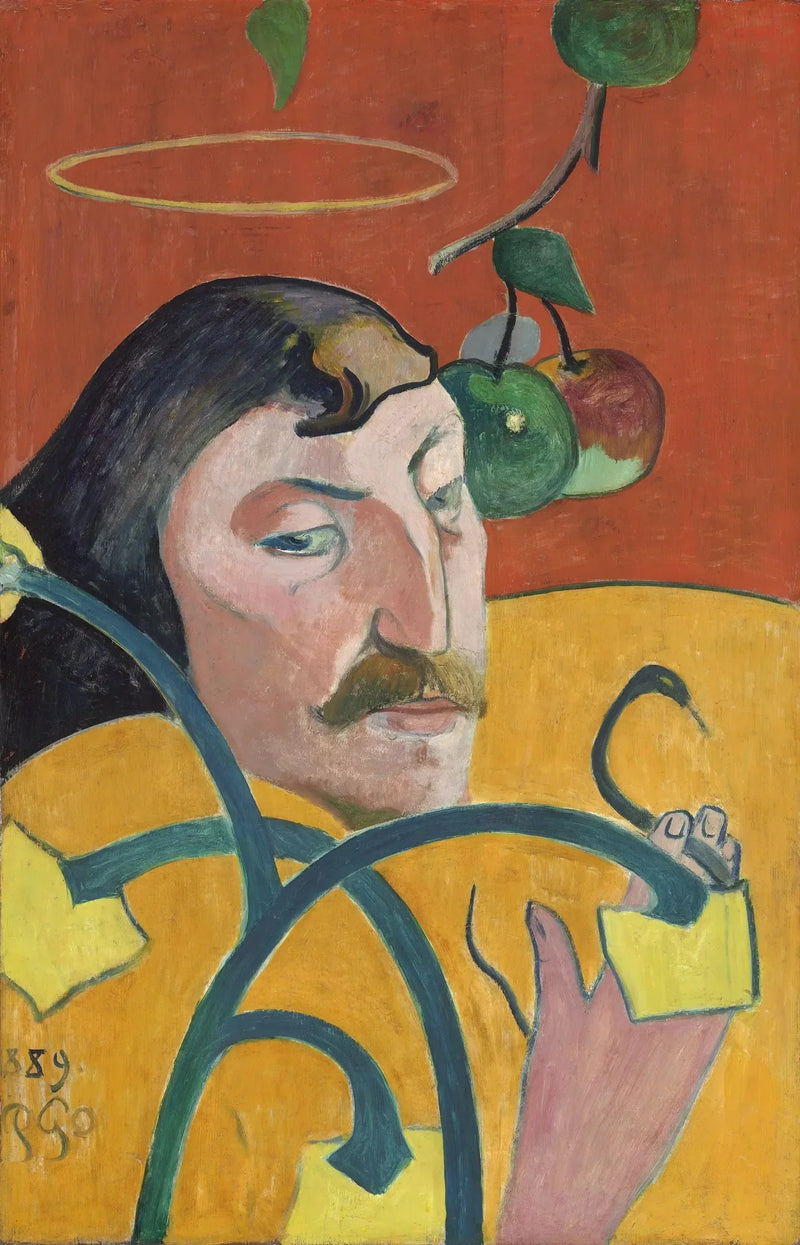 Selvportrett med Nimbu - Paul Gauguin