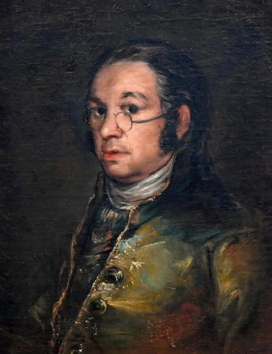 Selvportrett med briller - Francisco de Goya