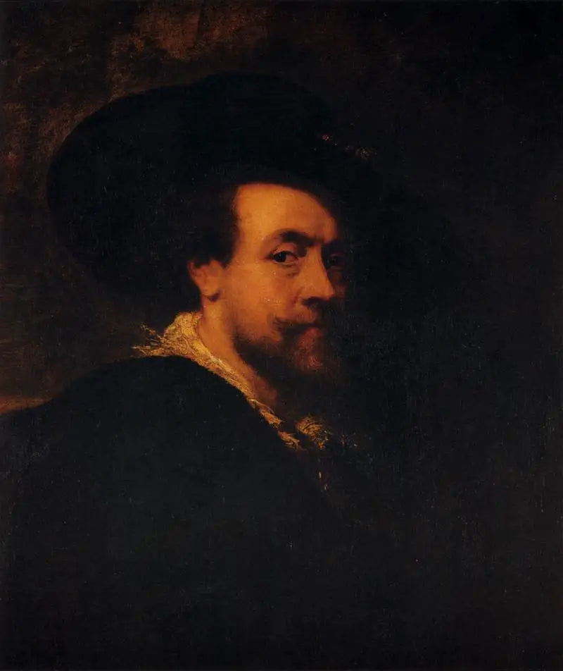 Selvportrett med hatt - Peter Paul Rubens