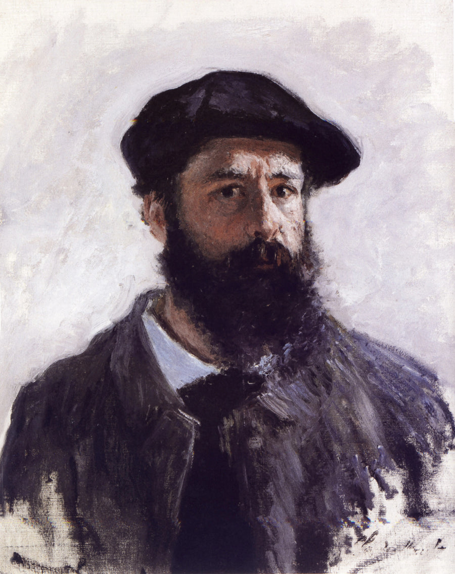 Selvportrett iført en W1078 beret - Claude Monet