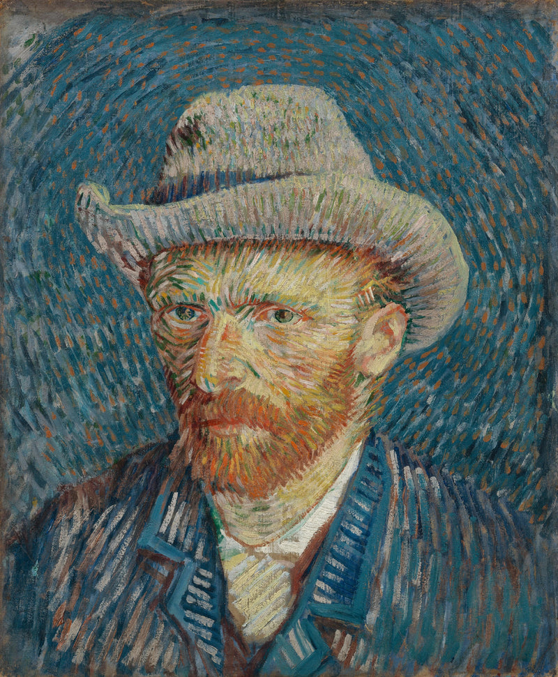 Selvportrett med filthat - Vincent van Gogh